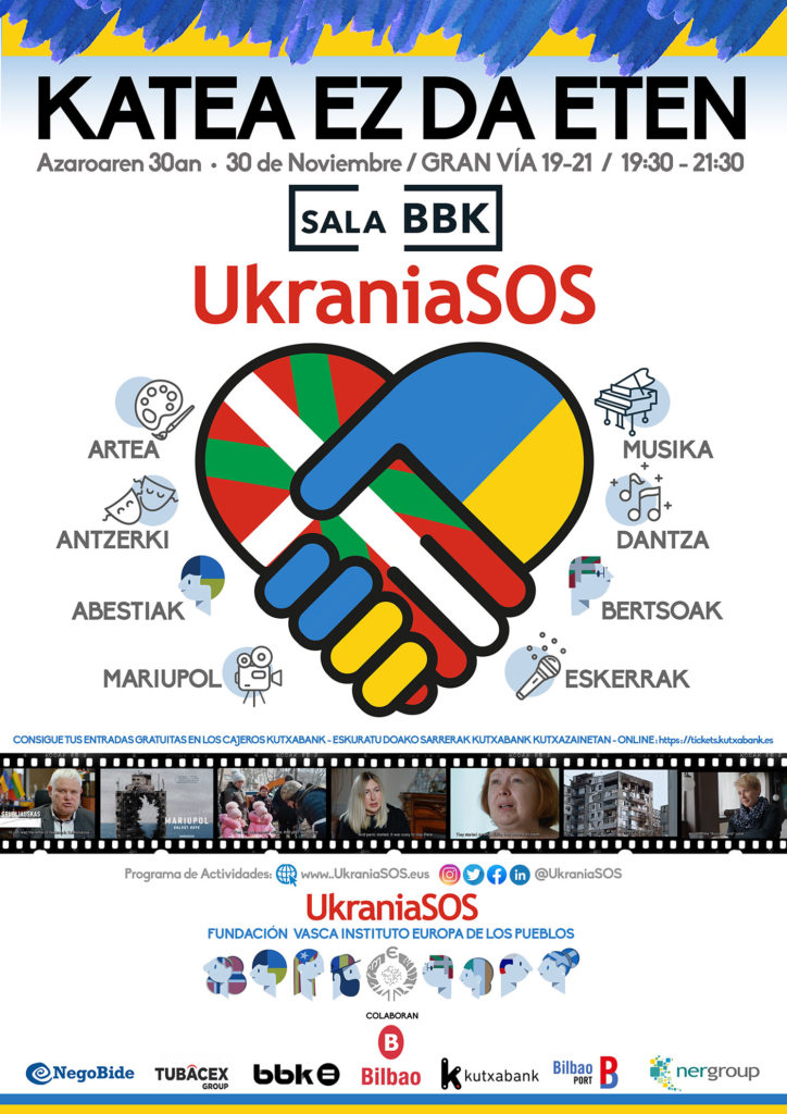 Katea ez da eten, UkraniaSOS Ukrania Ukraine SOS Mariupol UN-lost Hope